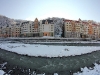 фасад в зимнее время